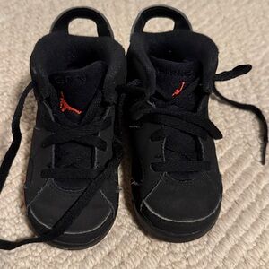 Jordan Kids Sneakers Black and Red